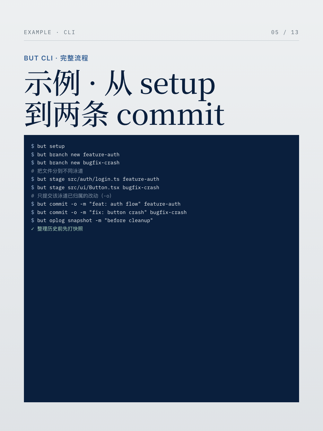 but CLI 流程
